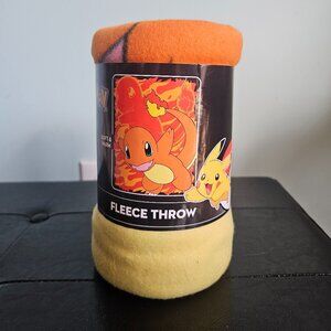 Brand New Charmander Pokemon  Fleece Throw 40" by 50"